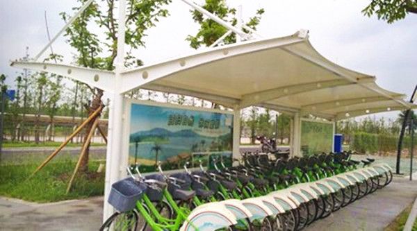 南阳新海电子厂停车棚 