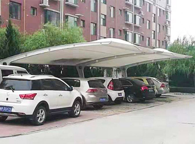 河北盐山县书香名邸电动车棚